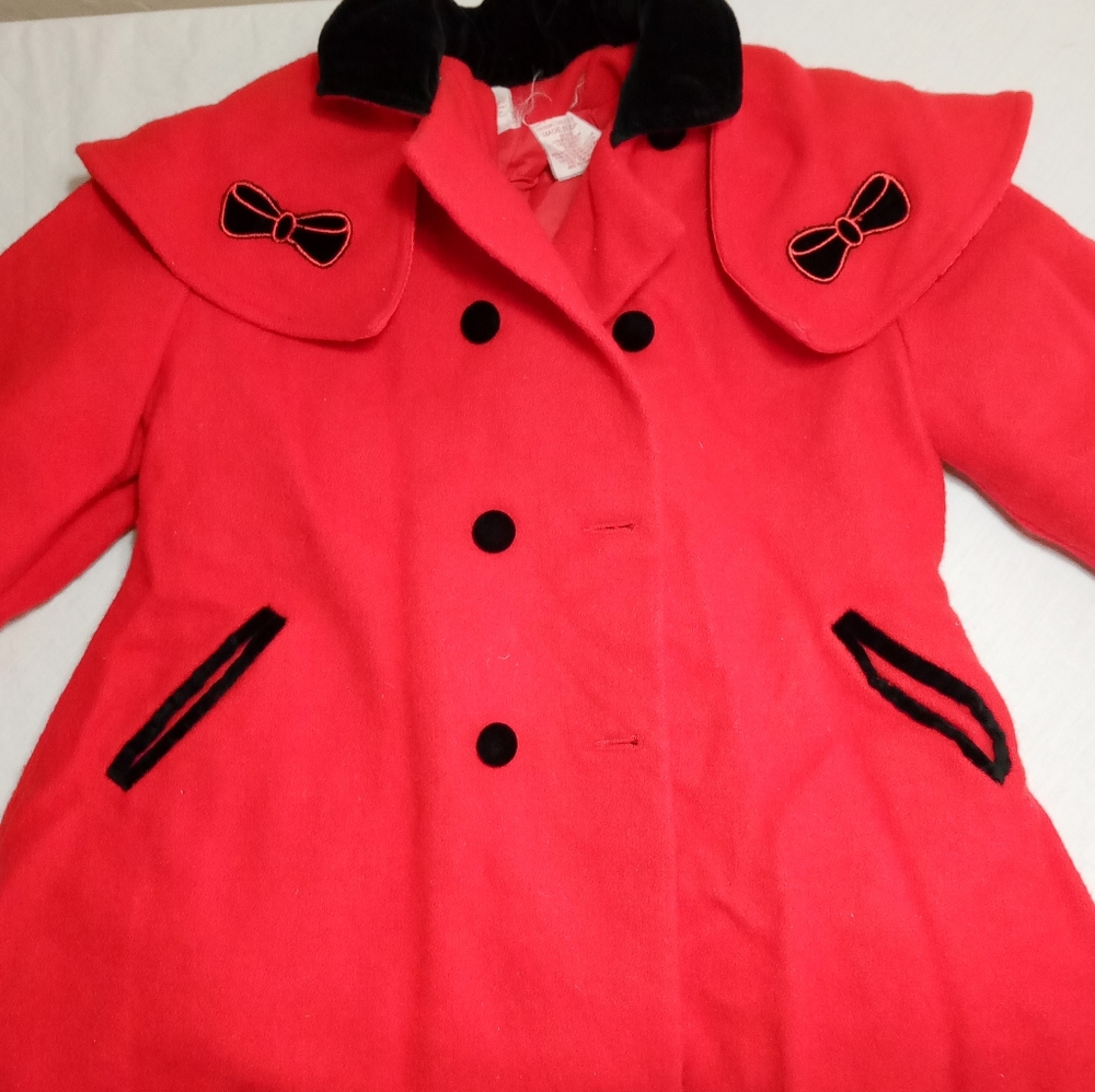 Vintage little nugget girls pea coat